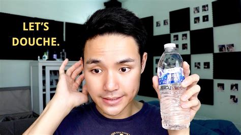 anal douche with water bottle